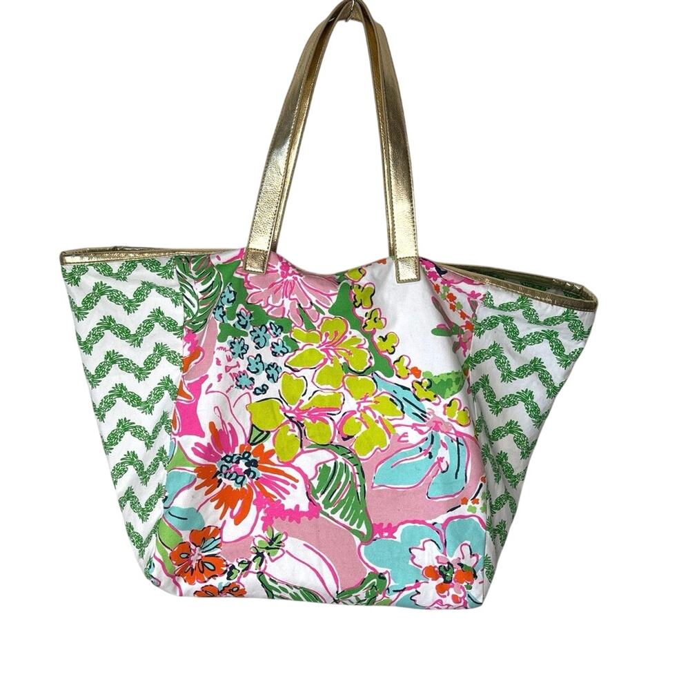 Lilly Pulitzer Target Weekender Luggage XL Tote Bag Nosie Posey NWOT